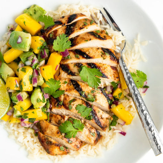 Grilled Chicken and Mango Salsa